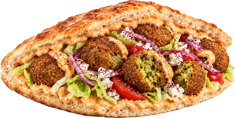 Falafel im Brot bei Amca's Kebab